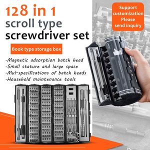 <span class=keywords><strong>Kit</strong></span> de reparación 128 en 1, juego de herramientas de puntas de destornillador eléctrico inalámbrico magnético para reparación de teléfonos móviles - Product Image 4