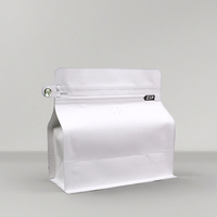 JNH Pochette debout scellée à huit côtés Sac à café en métal givré étanche à l'humidité pour café, nourriture pour animaux de compagnie et gelée
