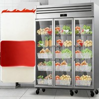 Congélateurs et réfrigérateurs à haute efficacité et vitrine réfrigérée pour les chaînes de supermarchés