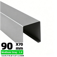 Oferta Relámpago: Panel de Techo Suspendido Cuadrado de Aluminio Moderno de 90x70 mm, Panel de Techo Lineal Anticorrosión, Clase A Ignífugo, para Gimnasio