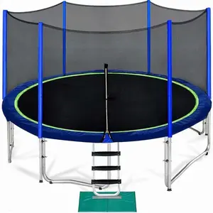 Venda por atacado de trampolim com rede de alta qualidade para crianças, trampolim ao ar livre, tamanho de vendas em 6/8/10/12/14/16 pés