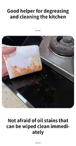 Lingettes <span class=keywords><strong>de</strong></span> cuisine décontaminantes, anti-graisse, extra épaisses, non-tissées, grand format, enroulées, lingettes nettoyantes humides - Product Image 3