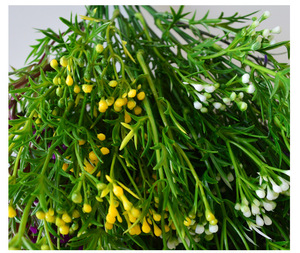 Artificial <strong>Plants</strong> Fake Flowers UV Resistant Faux Green Greenery Fake Plastic Flowers Shrubs <strong>Plants</strong> Hanging Planter Home Garden - Product Image 5