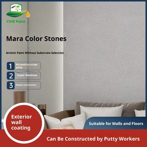 Peinture murale autocollante décorative en acrylique <span class=keywords><strong>Mara</strong></span>, effet pierre colorée, design moderne, revêtement UV, protection de la vie privée pour hôtel et appartement - Product Image 2