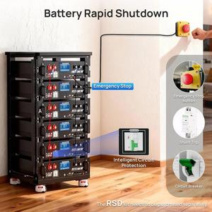 ECO-WORTHY Cubix 100 Pro Bluetooth WiFi Basse Température Garantie 10 Ans 51.2V 100AH LiFePO4 <span class=keywords><strong>Batterie</strong></span> <span class=keywords><strong>de</strong></span> Stockage d'Énergie pour Rack <span class=keywords><strong>de</strong></span> Serveur - Product Image 4