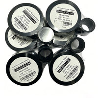 Harga Pabrik Langsung Resin Lilin Anti Gores TTO Ribbon Hitam 26x500M untuk Printer Label Kode Tanggal Industri Pengemasan