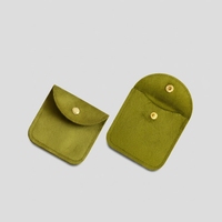 Pochette réutilisable en microfibre douce anti-ternissement pour accessoires, support à bijoux fait main, conteneur d'emballage pour vente au détail et expédition