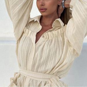 Abito Vintage da donna in stile <span class=keywords><strong>rococò</strong></span> stile Revival in pizzo con balze e pizzo plissettate eleganti abiti retrò Lgantes Pour Femmes - Product Image 4