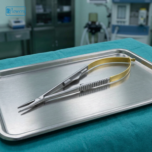 Six Flowers/OEM Porte-aiguilles chirurgical en acier inoxydable, pince manuelle, certifié CE, instrument de classe I, pour utilisation en salle d'opération, ISO 2015 - Product Image 3