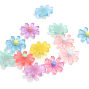 Fiori di <span class=keywords><strong>margherita</strong></span> in resina 16*16*6mm con retro piatto, ciondoli in resina per <span class=keywords><strong>orecchini</strong></span> pendenti e decorazioni per custodie del telefono - Product Image 5