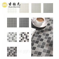 Carreaux de mosaïque en céramique multicolores de qualité supérieure pour la décoration intérieure de la maison, des cafés et des restaurants commerciaux