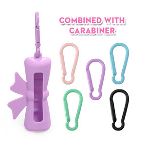 เคสซิลิโคนสำหรับลิปสติกแบบใหม่ พร้อมพวงกุญแจ ป้องกันการหลุด กระเป๋าห้อยพกพาสะดวก ใช้ได้กับทุกโอกาส - Product Image 5