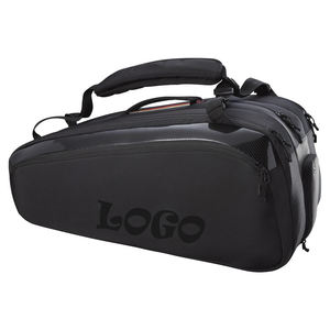 Sac à dos de tennis de haute qualité avec logo personnalisé, en PET recyclé, grande capacité, 2 compartiments, design pour 9 raquettes - Product Image 2