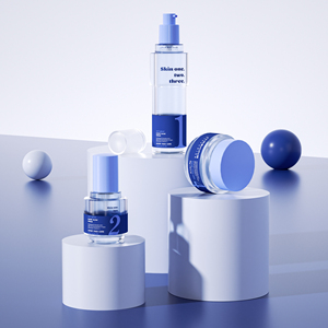 Set Perawatan Kulit dan Kemasan Kreatif 30ml 100ml 50g Logo Kustom Botol Pompa Serum Kosmetik Kaca Sentuhan Lembut Stoples Krim - Product Image 2