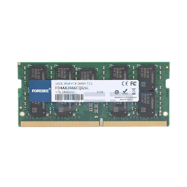 FD4AX2666CQGSC Industrial Memory 16GB ECC DDR4 SO-DIMM 260PIN Industrial Memory Module for Highly Stable Industrial Environment