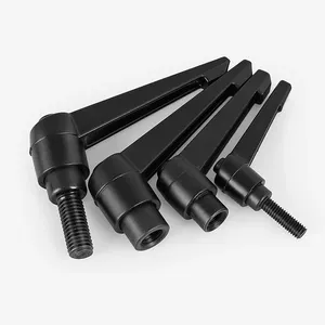Professional Manufacturer adjust lever handle Straight Black Screw m8 Handle Adjustable Clamping Lever