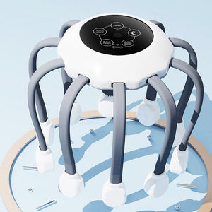 เครื่องนวดศีรษะไฟฟ้ารูปหนวดปลาหมึก 10 หัว นวดหนังศีรษะแบบหนวดปลาหมึก นวดศีรษะแปดหนวด - Product Image 1