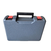 Boîte à outils en plastique moulé par soufflage, mallette de rangement rigide pour équipement avec poignée et loquet, moule extérieur partagé, cavité intérieure personnalisée OEM & ODM