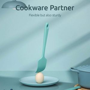 <b>Silicone</b> Spatula Set Heat Resistant <b>Silicone</b> Tools for Cooking <b>Baking</b> & Mixing Non Stick Spatular With Stainless Steel Core - Product Image 3