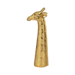 Statuetta in Resina a Forma di Testa di Giraffa per Decorazione Casa, Scultura per Bagno, Ufficio, Soggiorno, Elemento d'Arredo Naturale - Product Image 1