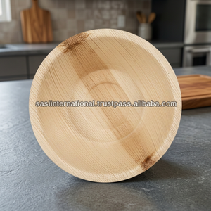 Bol en feuille de palmier jetable écologique de 18 cm de profondeur - Product Image 3