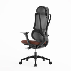 تصميم جديد 2024 مع جودة ممتازة 4d قابل للتعديل مع مسند للذراع أسود تنفيذي مكتب كرسي ظهر عالي شبكة مكتب كرسي كبير - Product Image 5