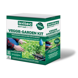 Kit de riego por goteo Irritec Veggie Garden de 150 m para huertos y macizos de flores - Product Image 1