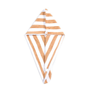 <span class=keywords><strong>Serviette</strong></span> de bain en coton rayée 100% coton, absorbante, pour cheveux, accessoire de bain - Product Image 4