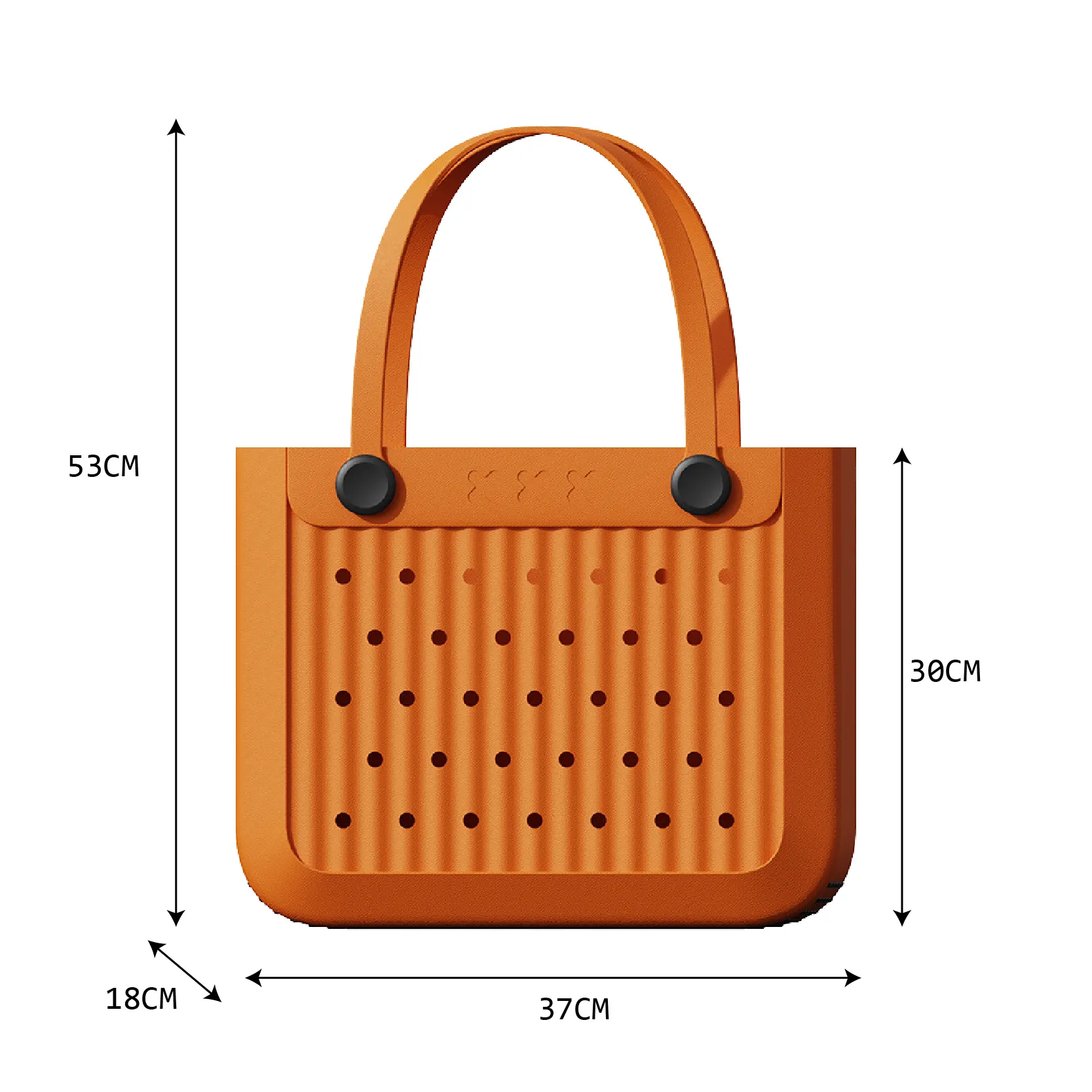 핫 세일 여자의 여름 고무 대형 패션 EVA 실리콘 토트 가방 사용자 정의 방수 비치 가방 도매 캔버스 도트 보그 가방
