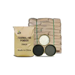 Black tourmaline powder White powder for coating and electrical products china Price 1-3mm Melt-blown fabric