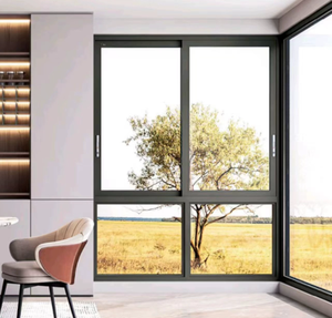 <span class=keywords><strong>Finestre</strong></span> Scorrevoli Yuantai in <span class=keywords><strong>PVC</strong></span>/UPVC con Doppio Vetro Temperato e Design a Griglia, Economiche per la Casa - Product Image 6