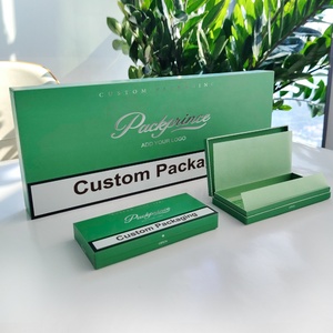 Juego de Cajas de Cigarrillos de Papel Reciclado con Impresión Personalizada de Lujo, Estuche para Tabaco, Cajas de Cigarrillos Personalizadas, Zigarettenpackung, Verpackung - Product Image 1