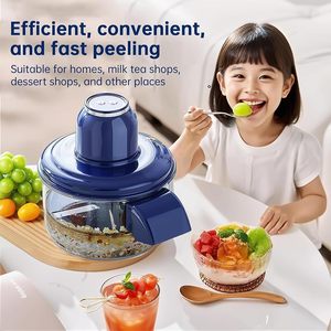 Machine à éplucher les légumes et l'ail multifonctionnelle portable rechargeable sans fil automatique 2025 avec lames en acier inoxydable - Product Image 3