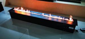 <span class=keywords><strong>Cheminée</strong></span> intérieure moderne à l'éthanol biologique avec affichage à LED Télécommande WiFi <span class=keywords><strong>Installation</strong></span> facile d'insertion de carburant d'eau Brûleur métallique en acier - Product Image 6
