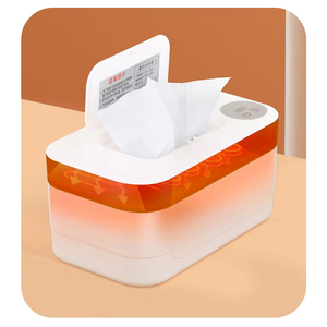 Boîte chauffante sans fil pour lingettes humides pour bébé, conteneur chauffant longue durée pour lingettes humides pour bébé avec réglage <span class=keywords><strong>de</strong></span> température ajustable - Product Image 6