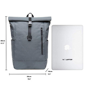 Custom Oem Style Arrival Recycled Rpet <b>Rolltop</b> <b>Backpack</b> Laptop Waterproof <b>Backpack</b> - Product Image 3