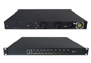 Piesia1UサーバーラックシャーシIntel12th Gen LGA 1700 Alder-lake 4 * SFP 10G6Lanポート産業用PfsenseファイアウォールミニPc - Product Image 6