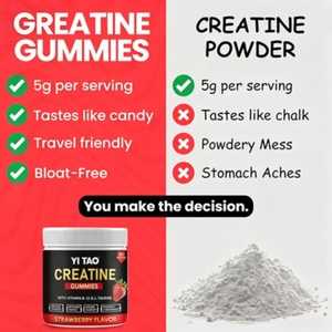 OEM high-quality single-water <b>creatine</b> gummies - enhance muscle growth, boost energy and improve exercise performance - Product Image 2