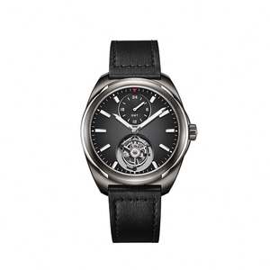 Montre mécanique automatique de luxe pour homme avec tourbillon, étanche, bracelet en cuir, idéale comme cadeau - Product Image 3