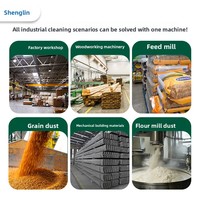 Collecteur de poussière pour le travail du bois ShengLin, économiseur d'énergie, qualité industrielle, pour le travail du bois et la menuiserie