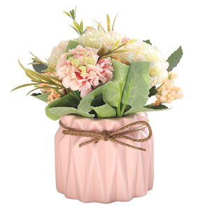 <span class=keywords><strong>Pianta</strong></span> Artificiale <span class=keywords><strong>di</strong></span> <span class=keywords><strong>Rosa</strong></span> <span class=keywords><strong>in</strong></span> <span class=keywords><strong>Vaso</strong></span> 14,5cm <span class=keywords><strong>in</strong></span> Plastica e Seta, Durata 3 Anni, per Regali <span class=keywords><strong>di</strong></span> Nozze, Vendita all'Ingrosso - Product Image 5
