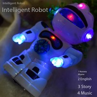 Mainan pendidikan anak Digital cerdas, mainan pendidikan anak Digital cerdas dengan desain kartun, MUSIK & tari, bertenaga USB untuk Kamar Tidur & kantor