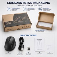 Nouvelle Souris Sans Fil USB Rechargeable 2026 avec Logo Personnalisé, Silencieuse, Bluetooth pour Ordinateur Portable, Tablette, Style Gaming 3D