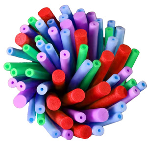 Tubo de Espuma Redonda de EPE Flexible de Celda Cerrada de 10 mm de Espesor, con Orificio, Material de Protección y Amortiguación Blanco, Precio Económico - Product Image 6