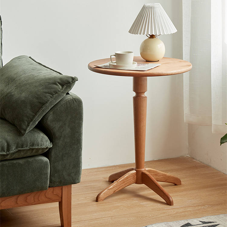 Table carrée en bois de cerisier 45*45*60cm