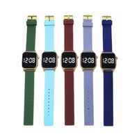 Jam Tangan Elektronik Digital LED Plastik Persegi Fashion Outdoor Olahraga 2026 Terbaru untuk Pelajar Anak-anak Unisex Hadiah