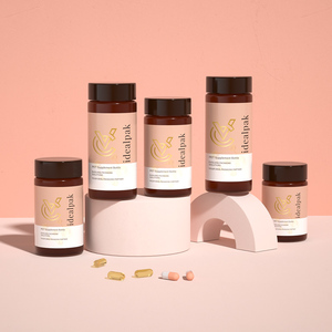 ขวดพลาสติกสีขาวด้านแบบมีฝาปิด สำหรับใส่อาหารเสริม โปรตีนผง ขนาด 90 กรัม 110 กรัม 120 กรัม 150 กรัม 180 กรัม 210 มล. แบบกำหนดเอง - Product Image 5