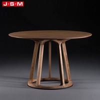 Luxus Nordic Modern Outdoor Rustikale Holz Massivholz Zimmer Runde Marmor 6-Sitzer Esstische Set