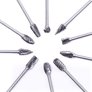 Çok Amaçlı Karbür Döner Frezeler 10 Parça Set Metal Ahşap Kalıp İşleri Taşlama Oyma Çapak Alma Aleti Kalıp Taşlama Makineleri için - Product Image 4
