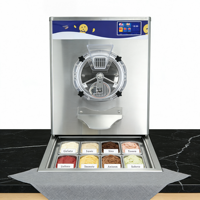 Mini machine à gelato compacte, machine à crème glacée artisanale pour les petites entreprises de café et les startups.